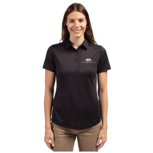 Women's Cutter & Buck Prospect Eco Textured Stretch Recycled Short Sleeve Polo