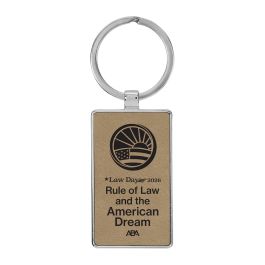 LAW DAY | Rectangle Leatherette Key Chain