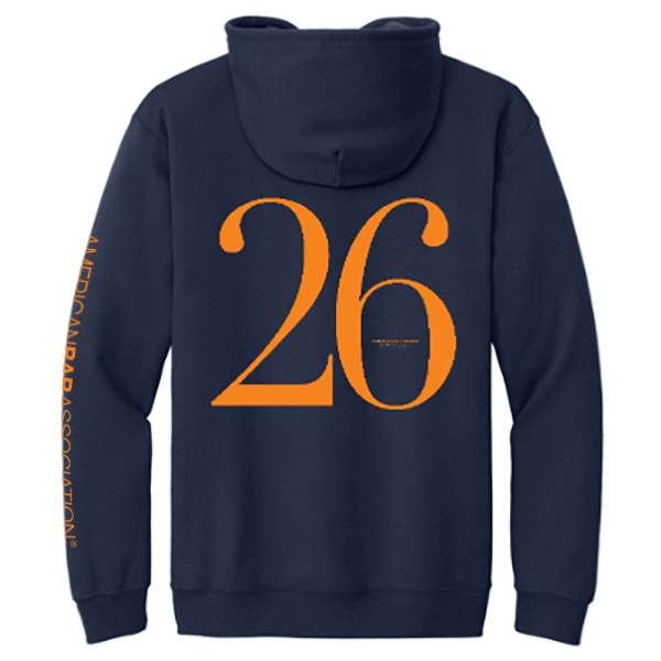 Youth Voting Rights | Navy | Full-Zip Hooded Sweatshirt