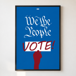 We the People Blue | Poster