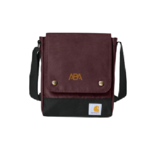 ABA Carhartt Crossbody | Maroon Snapbag