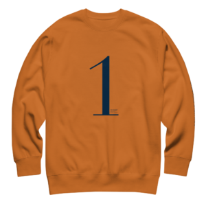 Free Speech | Orange Crewneck
