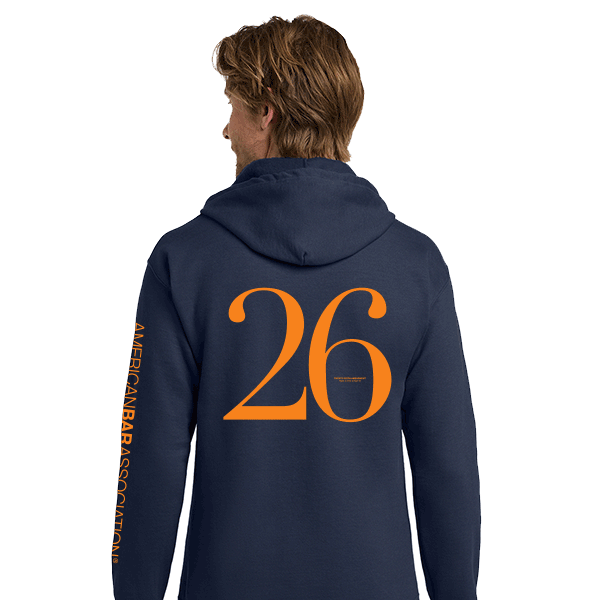 Youth Voting Rights | Navy | Full-Zip Hooded Sweatshirt - Image 3