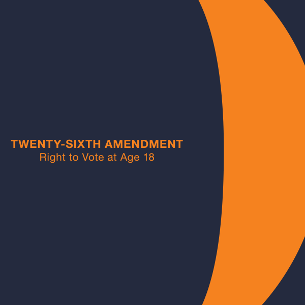 Youth Voting Rights | Navy | Full-Zip Hooded Sweatshirt - Image 2