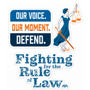 Fighting for the Rule of Law | Sticker Pack