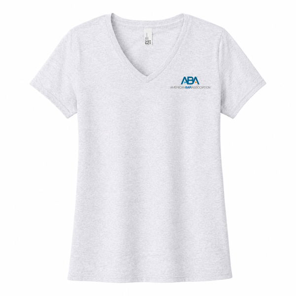 Classic ABA Logo | V-neck | Grey Tee