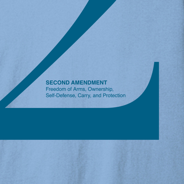 Right to Bear Arms | Light Blue Tee - Image 2